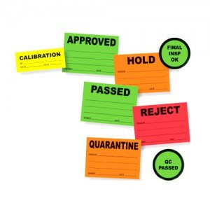Quality Control Labels